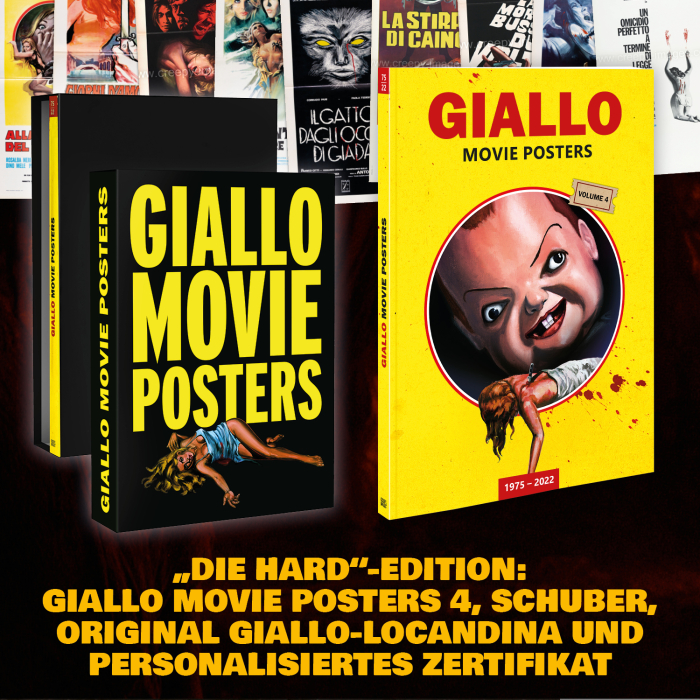 High-quality slipcase for GIALLO MOVIE POSTERS incl. Volume 4 (Splicase + one book)