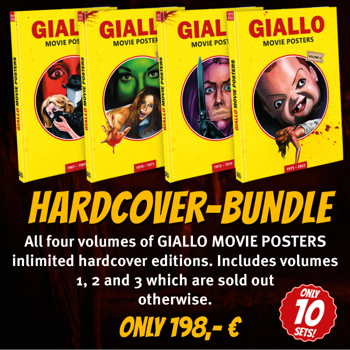BUNDLE #2: GIALLO MOVIE POSTERS Vol. 1-4