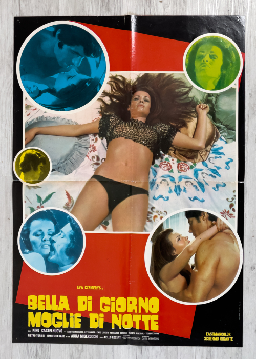 Preview: Wife by Night / Bella di giorno moglie di notte - 6 Italian Fotobuste + Soggettone