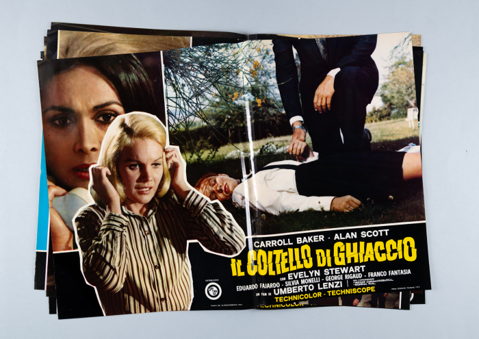 Knife of Ice / Il Coltello di ghiaccio - kompletter Fotobusta-Satz (8 Fotobuste) + Soggettone