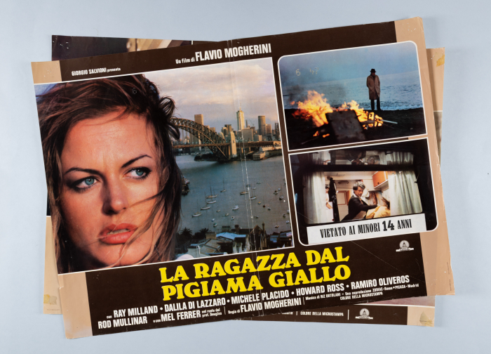 The Pyjama Girl Case / La ragazza dal pigiama giallo - 2 Italian Fotobuste