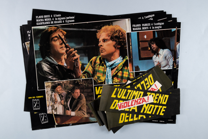 Night Train Murders / L'ultimo treno della notte - complete Fotobusta-Set (8 Fotobuste) + Soggettone