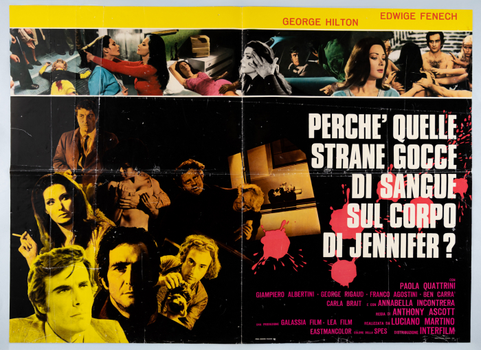 The Case of the Bloody Iris / Perché quelle strane gocce di sangue sul corpo di Jennifer - Italian Soggettone