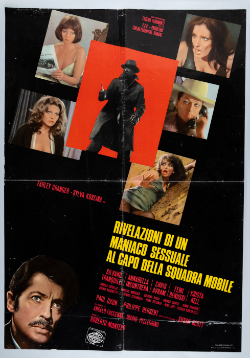 Preview: The Slasher ...is the Sex Maniac! / Rivelazioni di un maniaco sessuale al capo della squadra mobile - 6 Italian Fotobuste + Soggettone