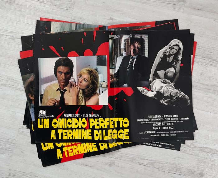 Cross Current / Un omicidio perfetto a termine di legge - 2 Italian Fotobuste