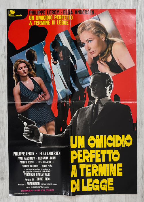 Preview: Cross Current / Un omicidio perfetto a termine di legge - complete Fotobusta-Set (8 Fotobuste) + Soggettone