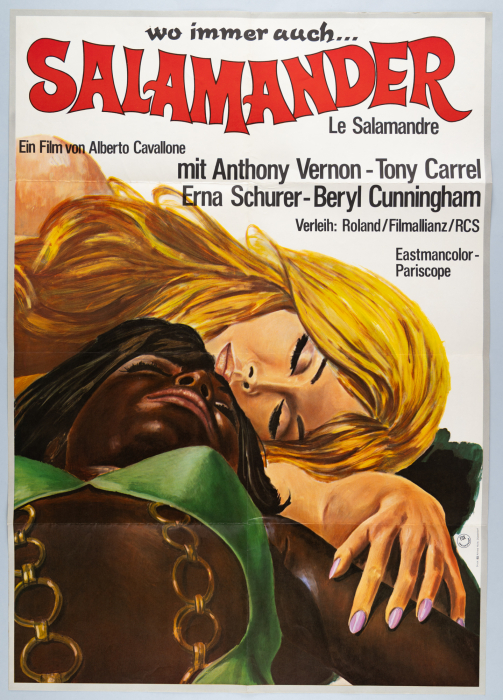 Salamander / Le salamandre - German one sheet