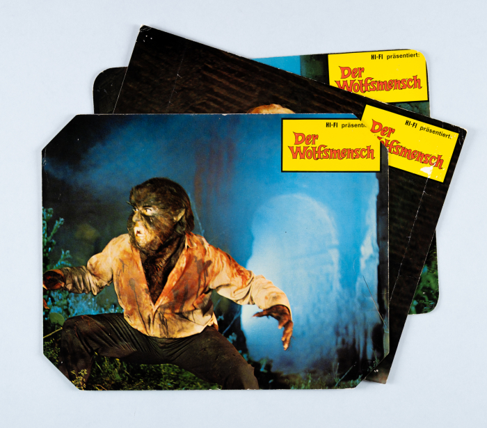 Frankenstein’s bloody Terror / La marca del Hombre Lobo - 6 German lobby cards