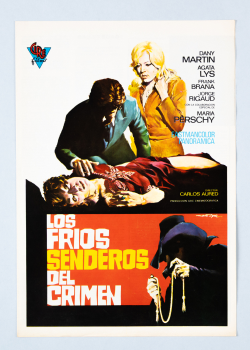 Los fríos senderos del crimen – spanischer Werberatschlag