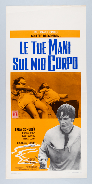 Your hands on my body / Le tue mani sul mio corpo - Italian Locandina