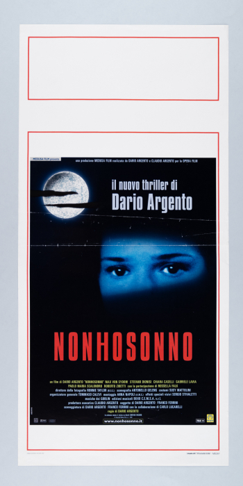 Sleepless / Non ho sonno - Italian Locandina