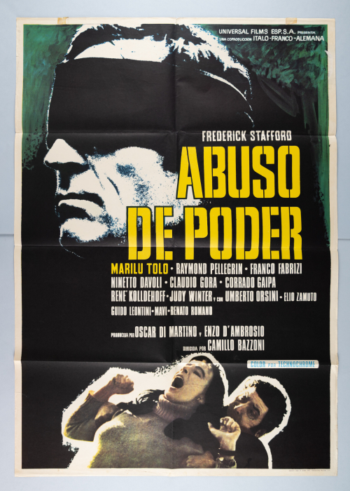 Shadows Unseen / Abuso di potere - Spanish One-Sheet