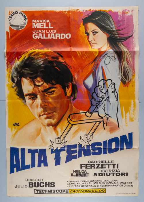 High Voltage / Doppia coppia con Regina / Alta tensión - Spanisches Plakat