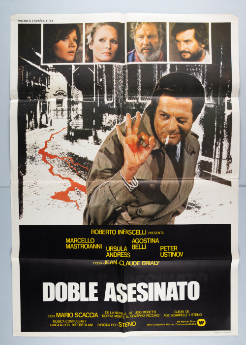 Vom Blitz getroffen / Doppio delitto - Spanisches Plakat