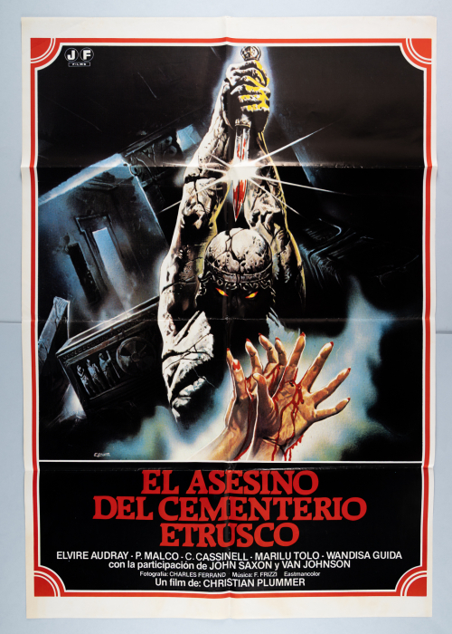 The Scorpion with two tails / Assassinio al cimitero etrusco - Spanish One-Sheet