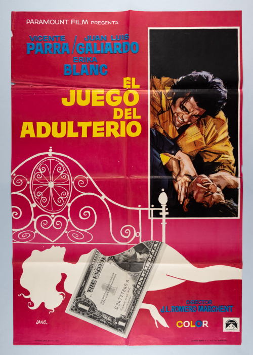 The Deadly Triangle / El juego del adulterio - Spanish One-Sheet