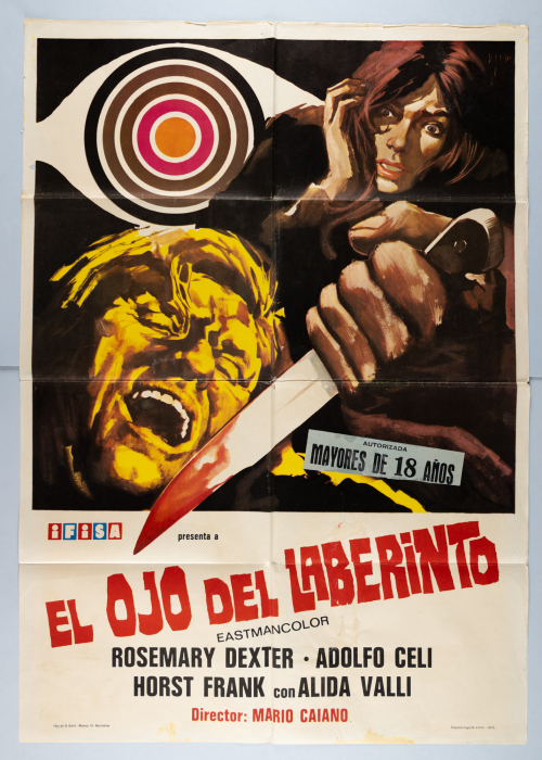 Eye in the Labyrinth / L'occhio nel labirinto - Spanisches Plakat