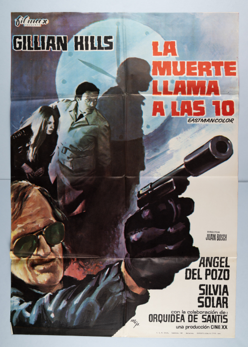 Die heiße Nacht der Killer / La muerte llama a las 10 - Spanisches Plakat