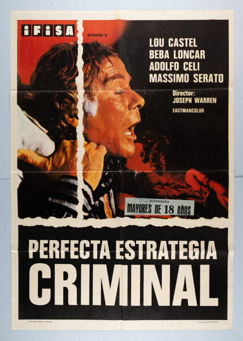 Mord exclusiv / Terza ipotesi su un caso di perfetta strategia criminale - Spanisches Plakat