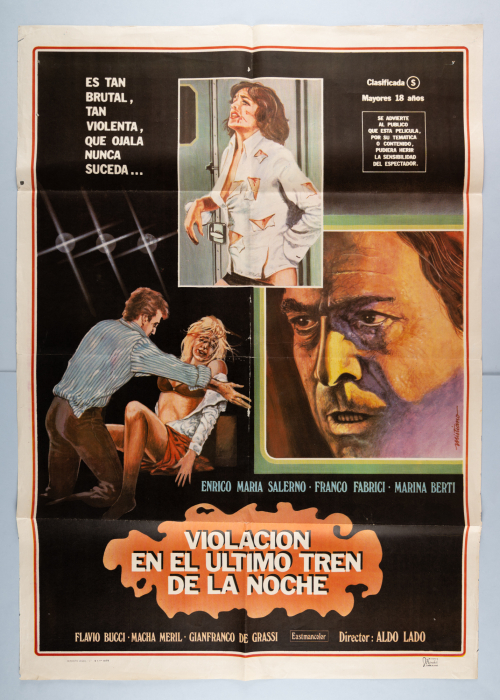 Night Train Murders / L'ultimo treno della notte - Spanish One-Sheet