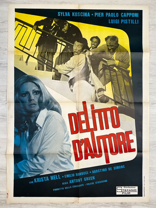 The Author's Crime  / Delitto d'autor - Italian Due-Fogli (2F)