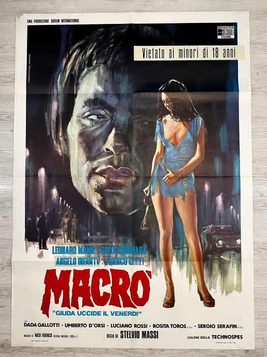 Giuda uccide il venerdì / Macro - Italienisches Due-Fogli (2F)