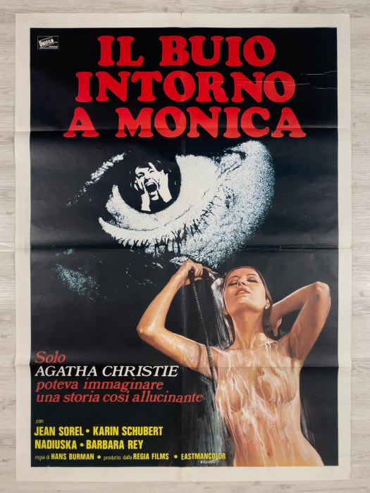 Death Haunts Monica / Il buio intorno a Monica - Italienisches Due-Fogli (2F)