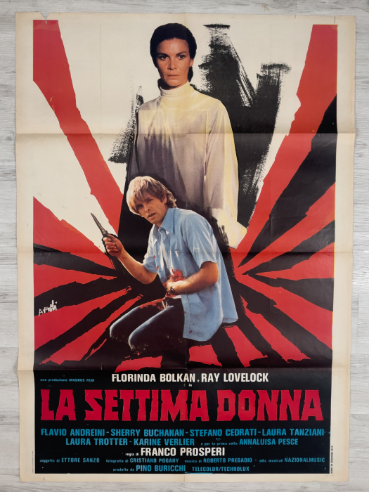 The Last House on the Beach / Verflucht zum Töten / La settima donna - Italian Due-Fogli (2F)