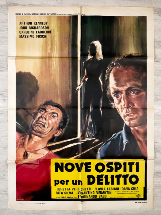 Nine Guests for a Crime / Nove ospiti per un delitto - Italian Due-Fogli (2F)
