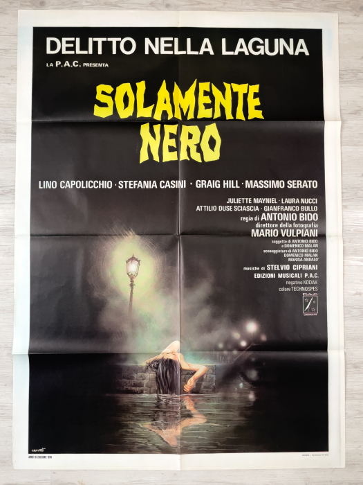 The Bloodstained Shadow / Solamente nero - Italian Due-Fogli (2F)