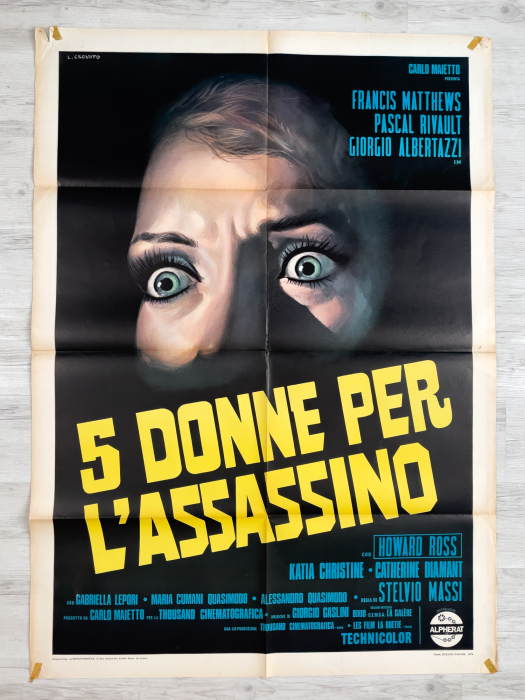 Day-Killer / 5 donne per l'assassino - Italienisches Due-Fogli (2F)