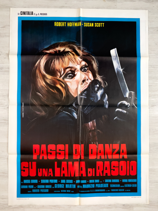 Die Nacht der rollenden Köpfe / Passi di danza su una lama di rasoio - Italienisches Due-Fogli (2F)