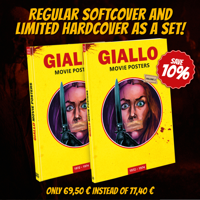 BUNDLE #1: GIALLO MOVIE POSTERS Vol. 3 Soft- & Hardcover: Save 10%!