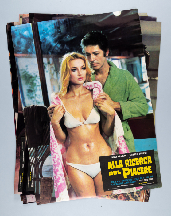 Amuck / Haus der tödlichen Sünden / Alla ricerca del piacere - complete Fotobusta-Set (10 Fotobuste)