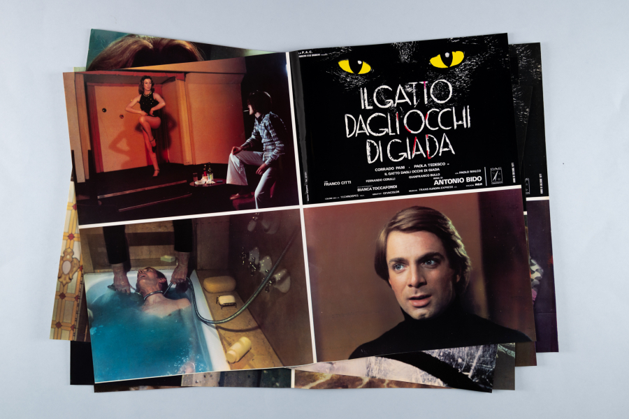 Watch Me When I Kill / Il gatto dagli occhi di giada - complete Fotobusta-Set (6 Fotobuste) + Soggettone