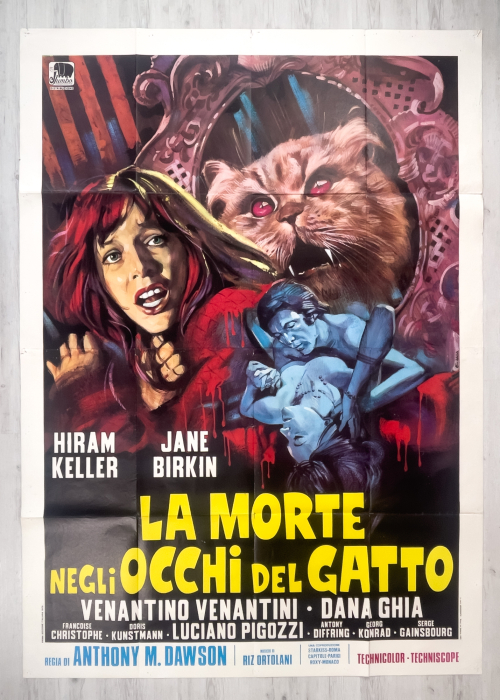 Seven Deaths in the Cat's Eyes / La morte negli occhi del gatto - Italian Quattro-Fogli