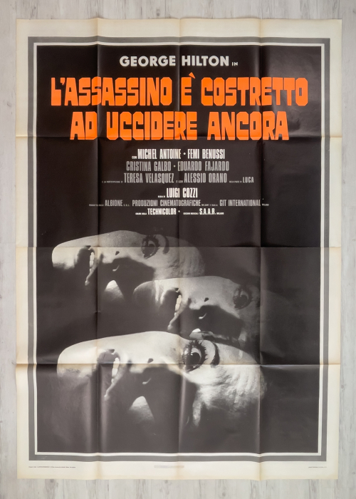 The Killer Must Kill Again / L'assassino è costretto ad uccidere ancora - Italian Quattro-Fogli