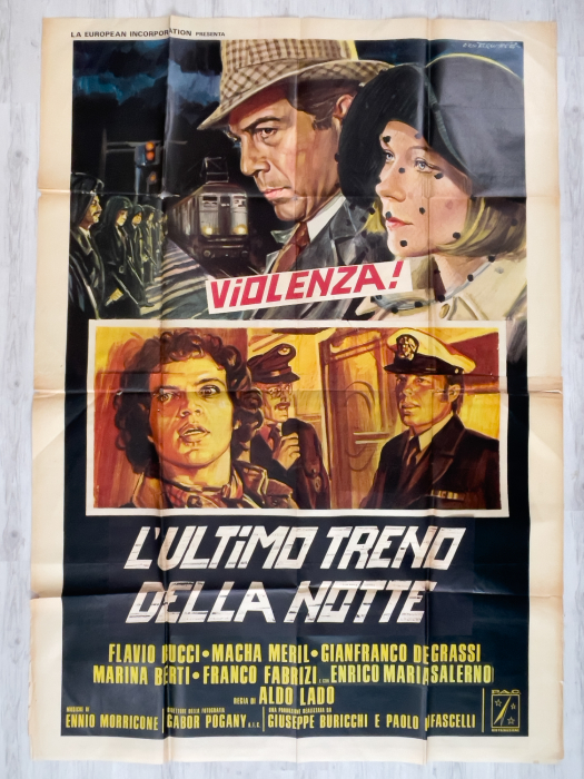 Night Train Murders / L'ultimo treno della notte - Italian Quattro-Fogli