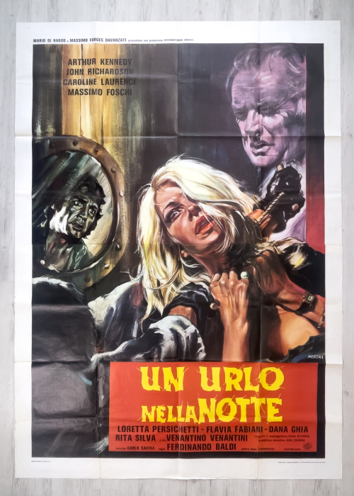 Nine Guests for a Crime / Nove ospiti per un delitto / Un Urlo Nella Notte - Italian Quattro-Fogli