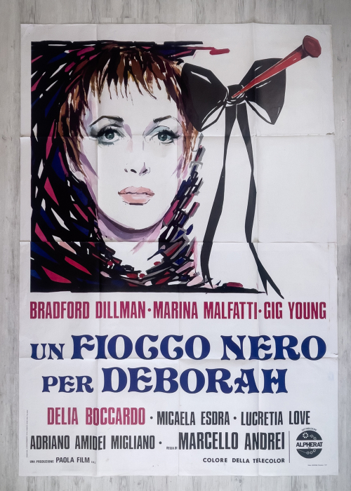 A Black Ribbon for Deborah / Psycho Maniacs / Un fiocco nero per Deborah – Italian Quattro-Fogli