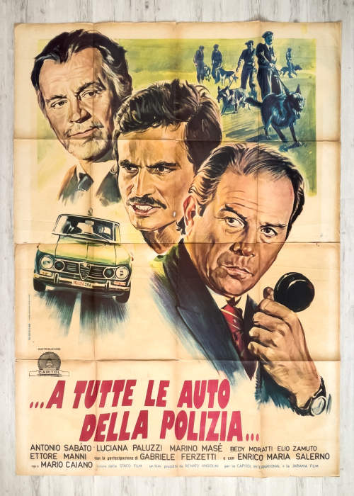 Calling All Police Cars / ...a tutte le auto della polizia... - Italian Quattro-Fogli