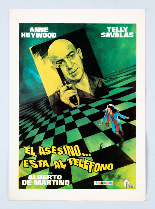 The Killer Is on the Phone / L'assassino... è al telefono – Spanish campaign-book