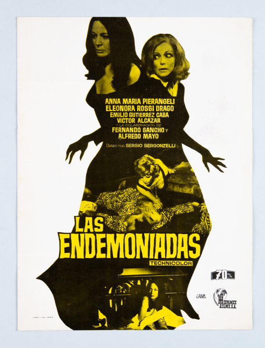 In the Folds of the Flesh / Nelle pieghe della carne – spanischer Werberatschlag