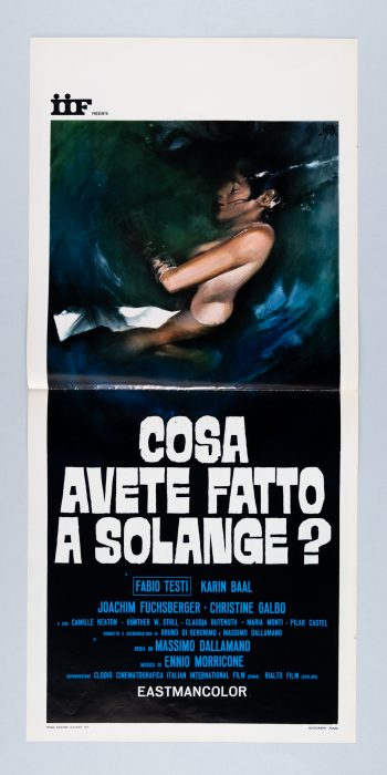 What Have You Done to Solange? / Cosa avete fatto a Solange? - Italian Locandina