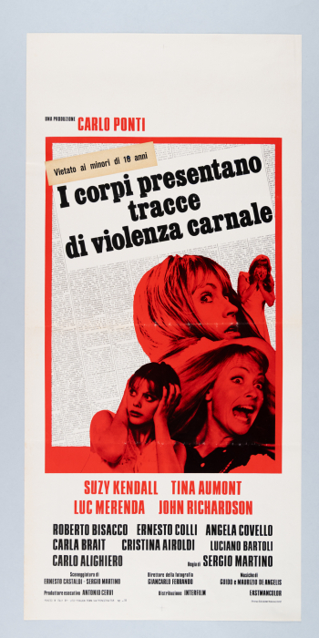 Torso / Säge des Teufels / I corpi presentano tracce di violenza carnale - Italian Locandina