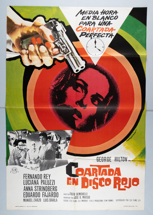 The Two Faces of Fear / Coartada en disco rojo - Spanish One-Sheet
