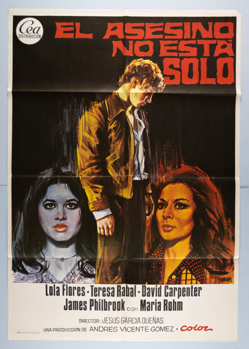 The Killer is Not Alone / El asesino no está solo - Spanish One-Sheet