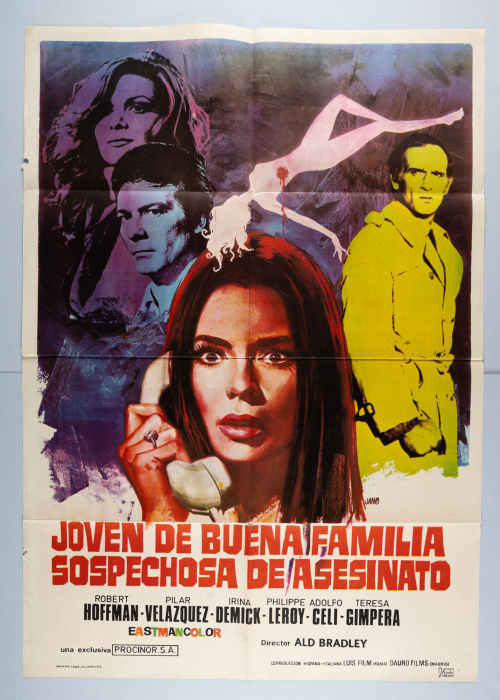 Naked Girl Killed in the Park / Ragazza tutta nuda assassinata nel parco - Spanish One-Sheet