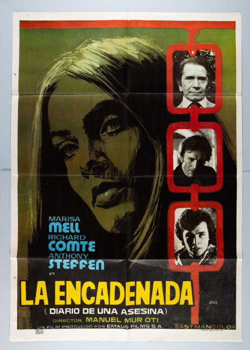 A Diary of a Murderess / La encadenada - Spanish One-Sheet