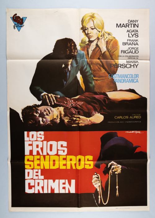 Los fríos senderos del crimen - Spanisches Plakat